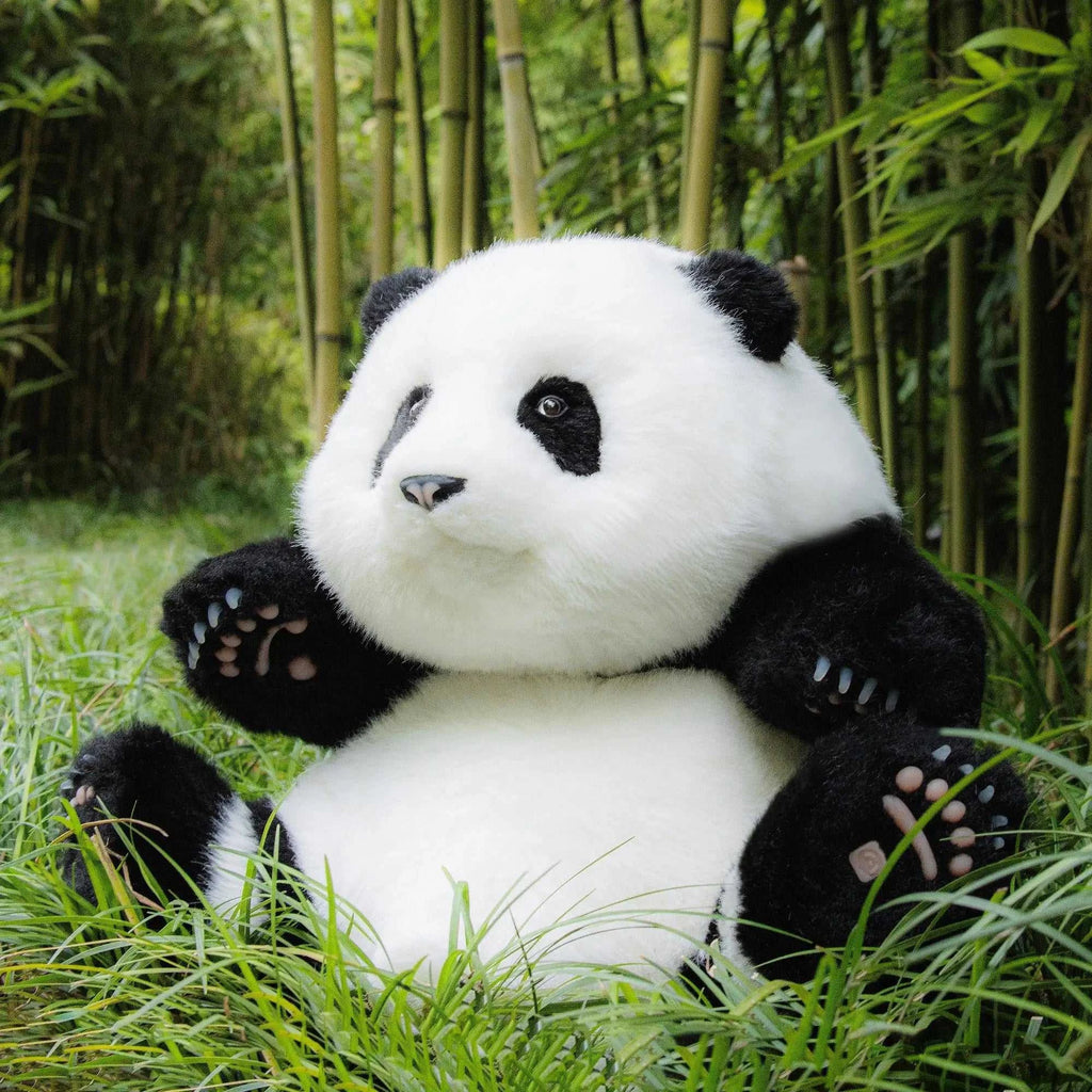 4.6lbs Panda Hehua Handcrafted Plush– Calm Companion Mindful Relax — product photo 2 of 10