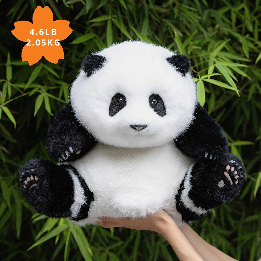 4.6lbs Panda Hehua Handcrafted Plush– Calm Companion Mindful Relax — product photo 3 of 10