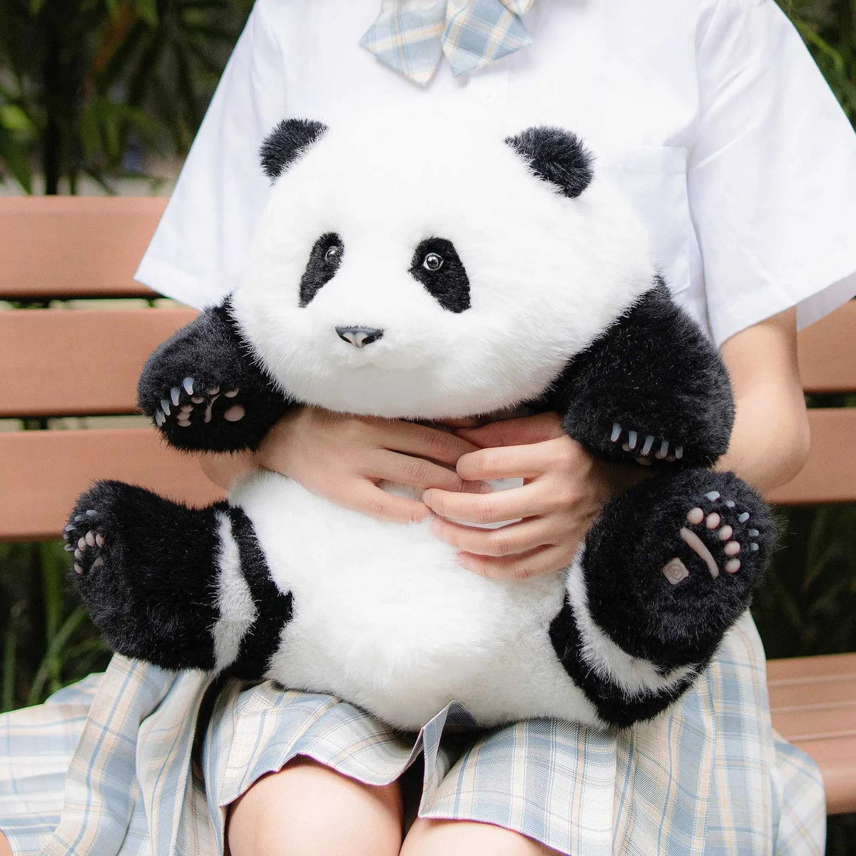 4.6lbs Panda Hehua Handcrafted Plush– Calm Companion Mindful Relax — product photo 9 of 10