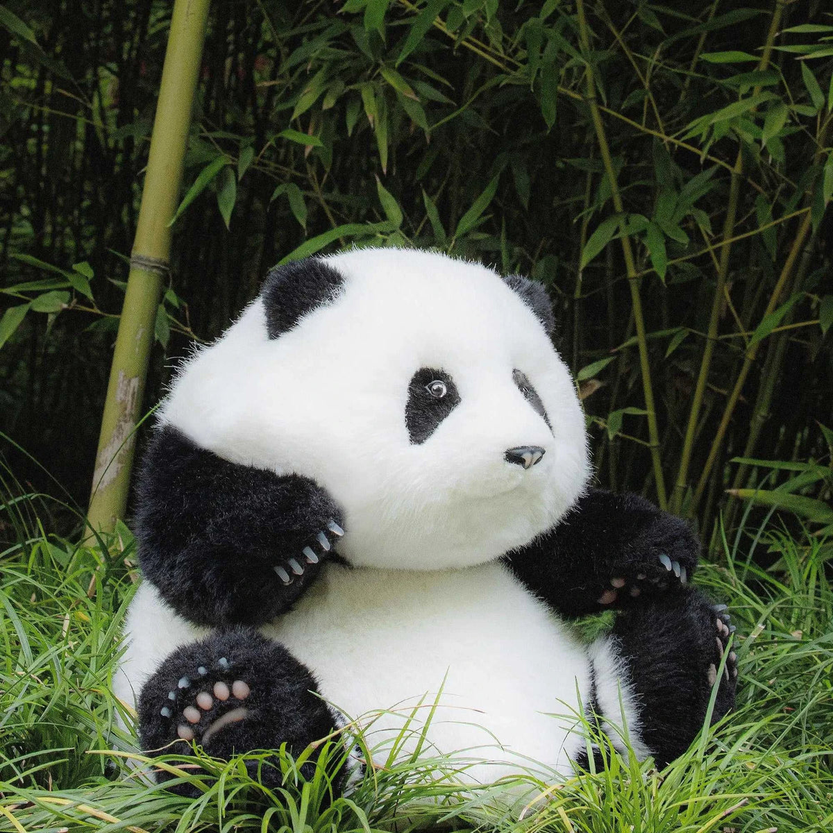 4.6lbs Panda Hehua Handcrafted Plush– Calm Companion Mindful Relax — product photo 1 of 10