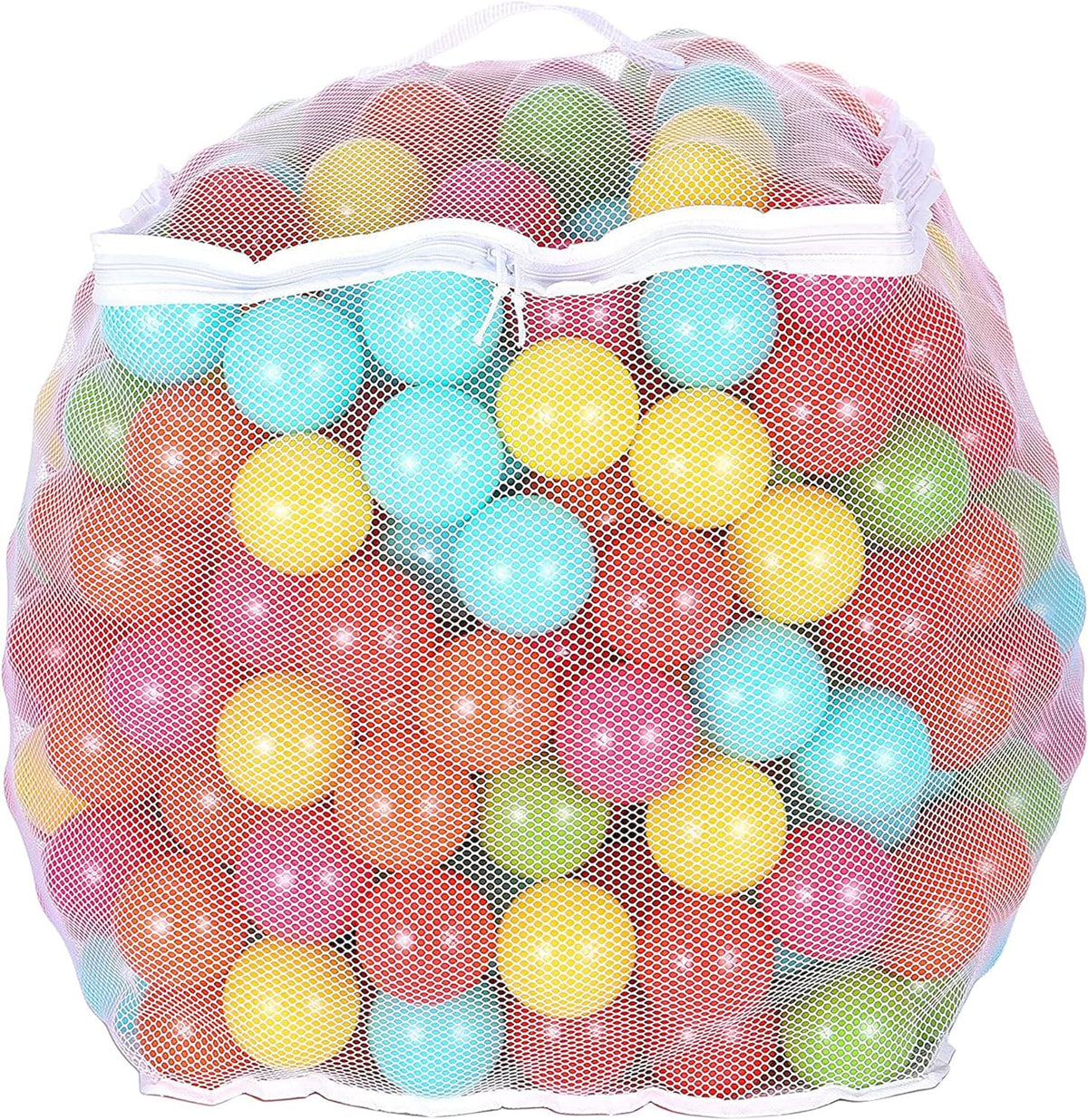 Kids Crawling Tent & Tunnel Play Set with Cube Ball Pit and Hoop