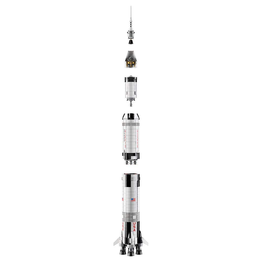 LEGO NASA Apollo Saturn V Rocket — 1,969 Pieces