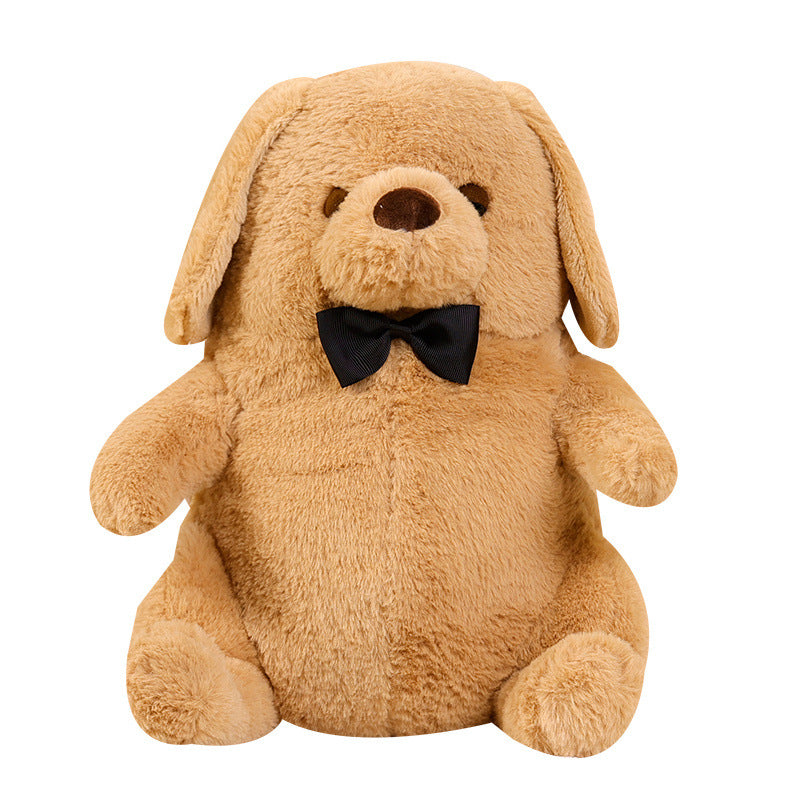 Panda plush with a black bow tie from the Bow Tie Animal Plush Pals set