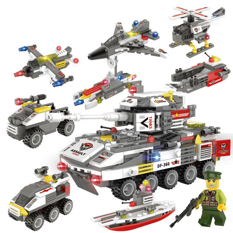 Detailed look at the military aircraft carrier building blocks