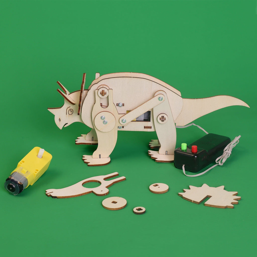 Dinosaur Robot Triceratops DIY STEM Kit by Kitsville, image 4 of 7