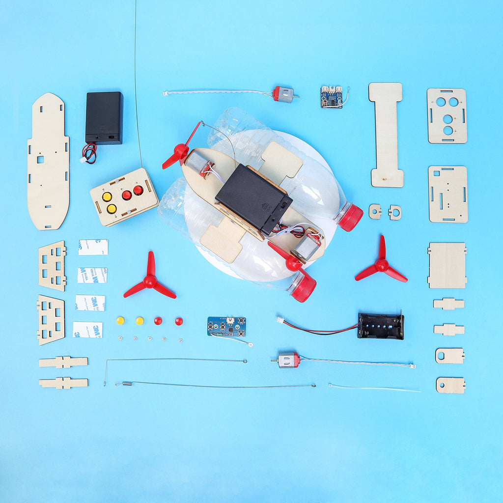 RC Propeller Boat DIY STEM Kit by Kitsville, image 2 of 8