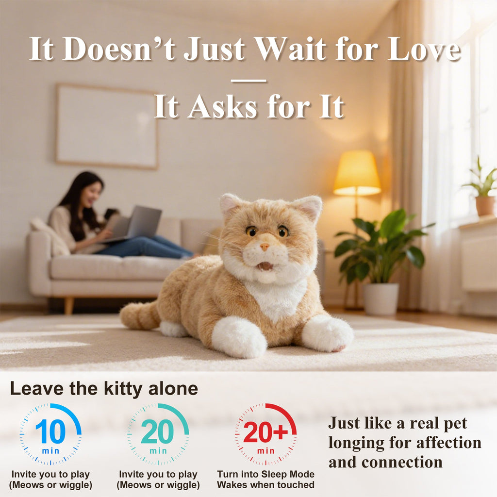 Matecat Pro- Interactive Lifelike Companion for Pet Lovers - Maven Couture IncPERCY