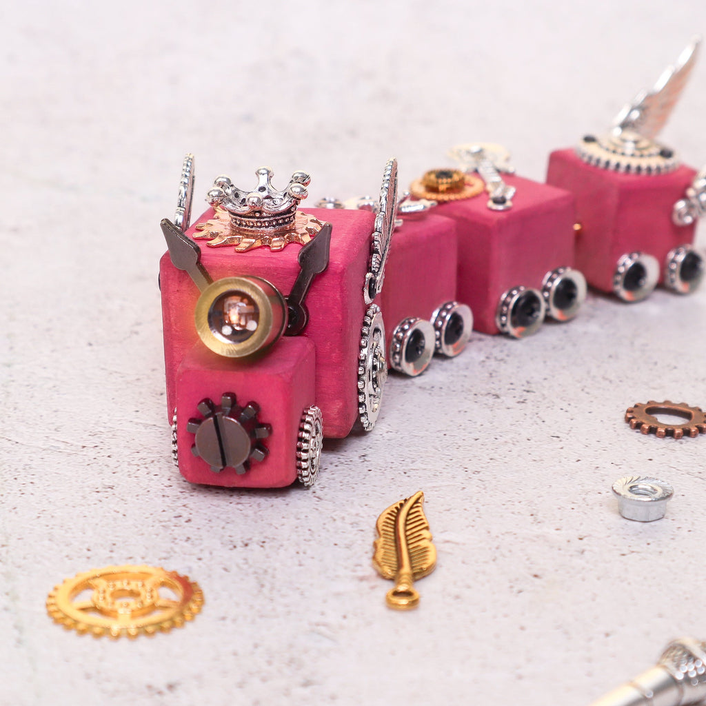 DIY Timber Train Kit DIY Kit by Kitsville, image 9 of 10