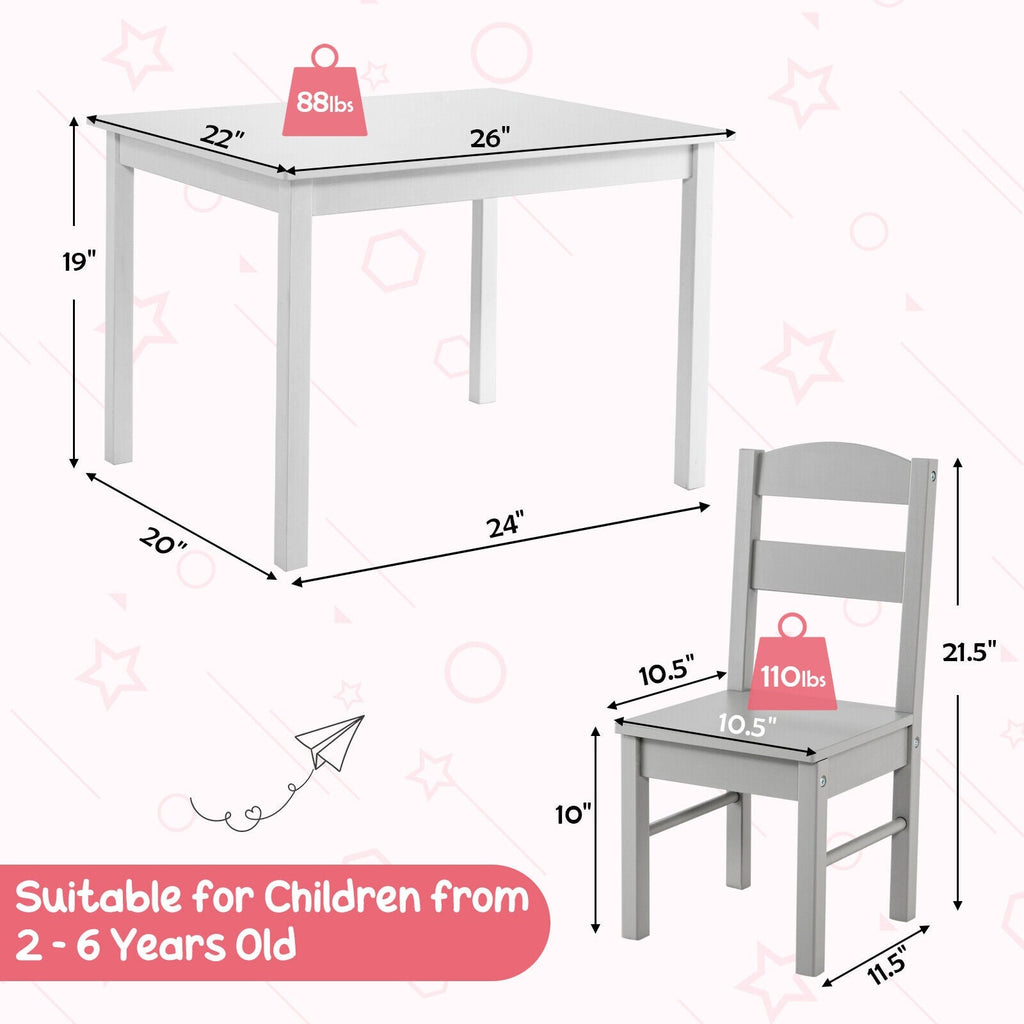 Little Gatherings Table & Chairs — 5 Pieces