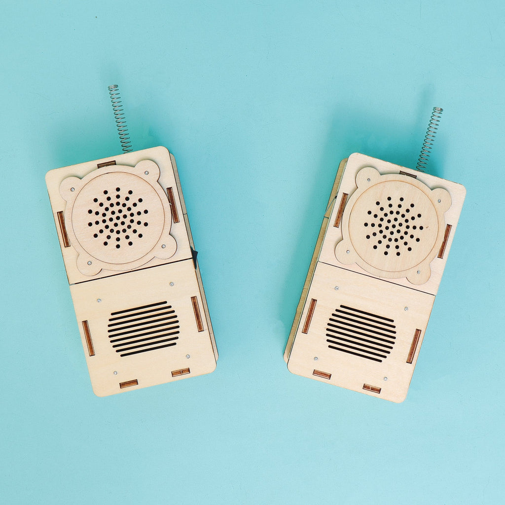Build & Learn Walkie Talkie STEM Kit (Set of 2) by Kitsville, image 5 of 6