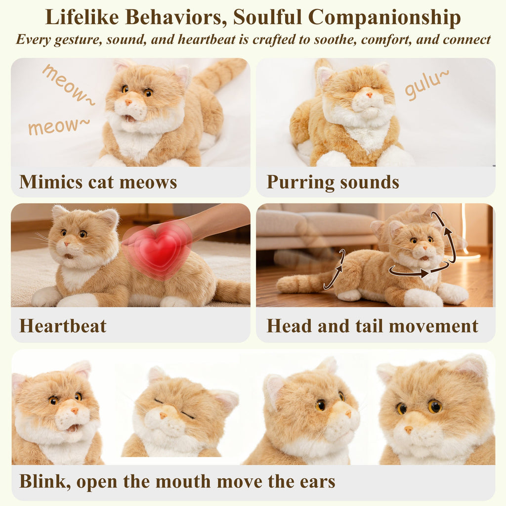 Matecat Pro- Interactive Lifelike Companion for Pet Lovers - Maven Couture IncPERCY
