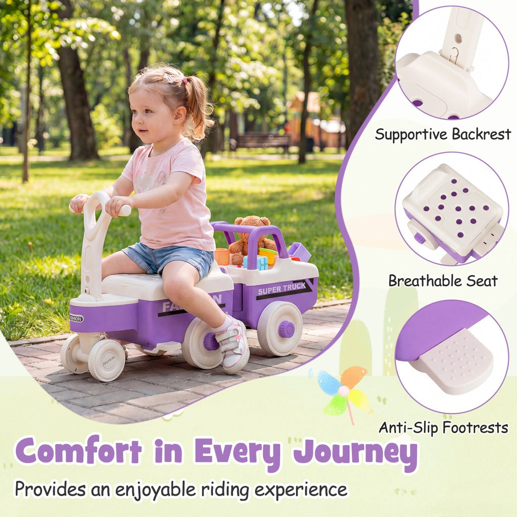 Little Cruiser 4-in-1 Ride-On Push Car