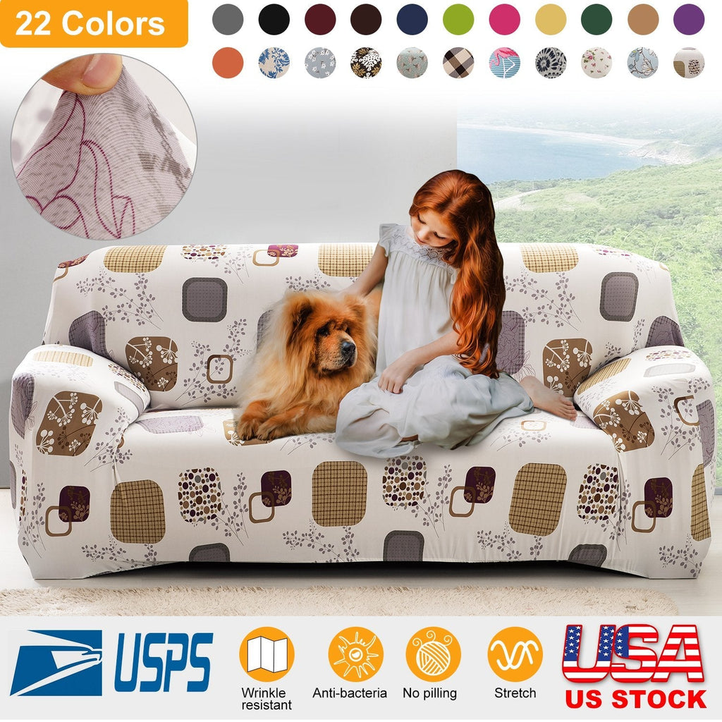 Patterned Stretch Sofa Slipcover