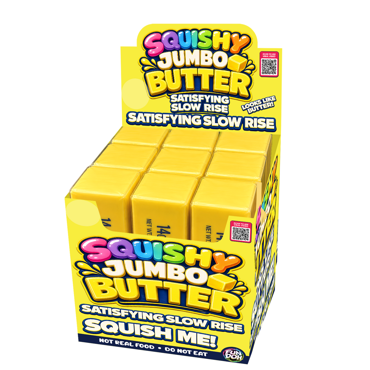 Jumbo Butter Stick Slow-Rise Squishy Toy, 10 Inches - product photo
