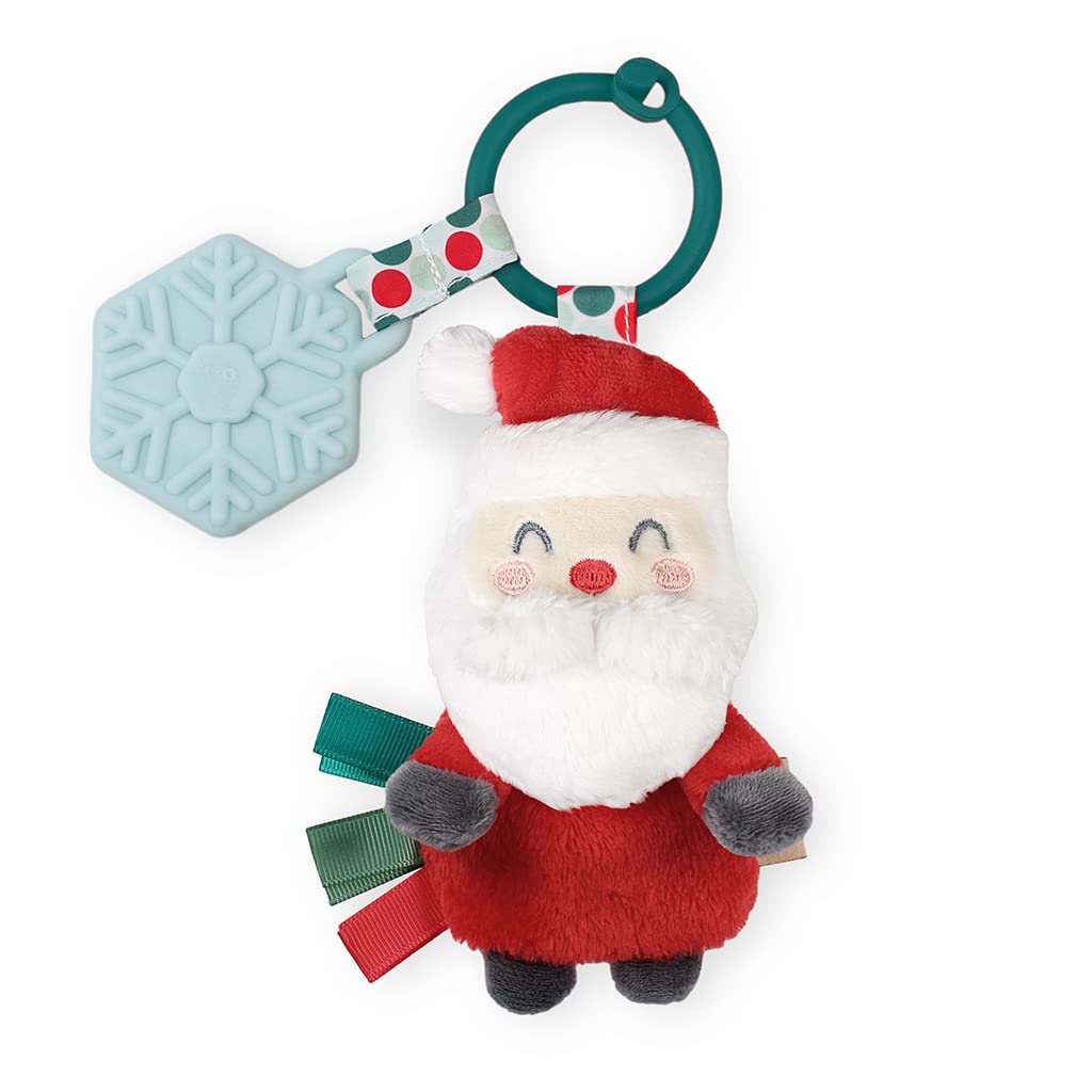 Baby Teether with Crinkle Sound & Ribbons, Great Gift For Newborn