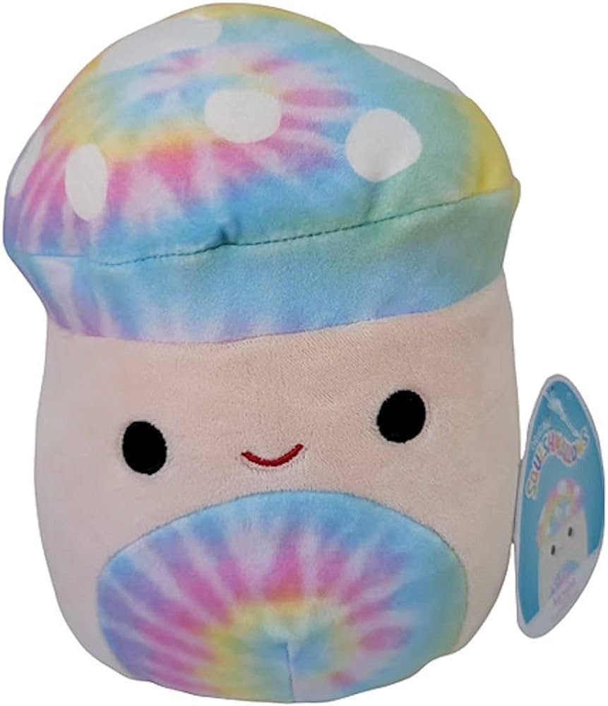 Original Squishmallow 5-Inch – Axolotl, Cow & Mushroom