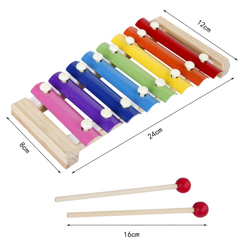 Tiny Tunes Rainbow Wooden Xylophone