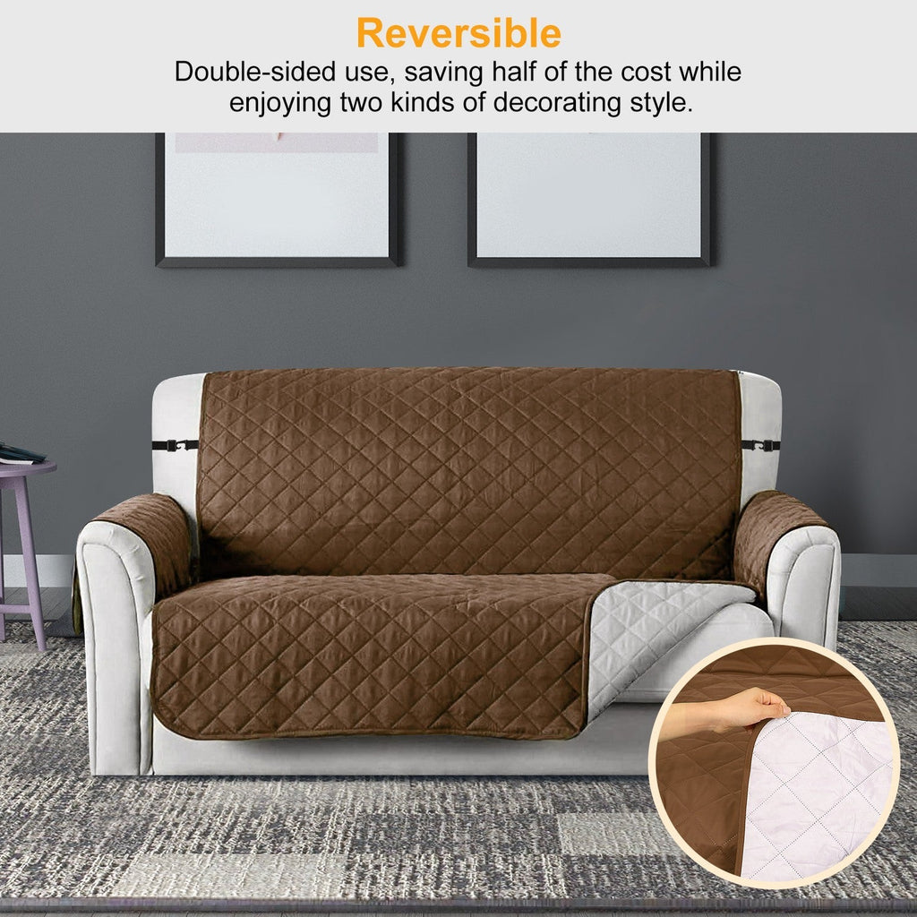 Reversible Sofa Protector with Elastic Strap