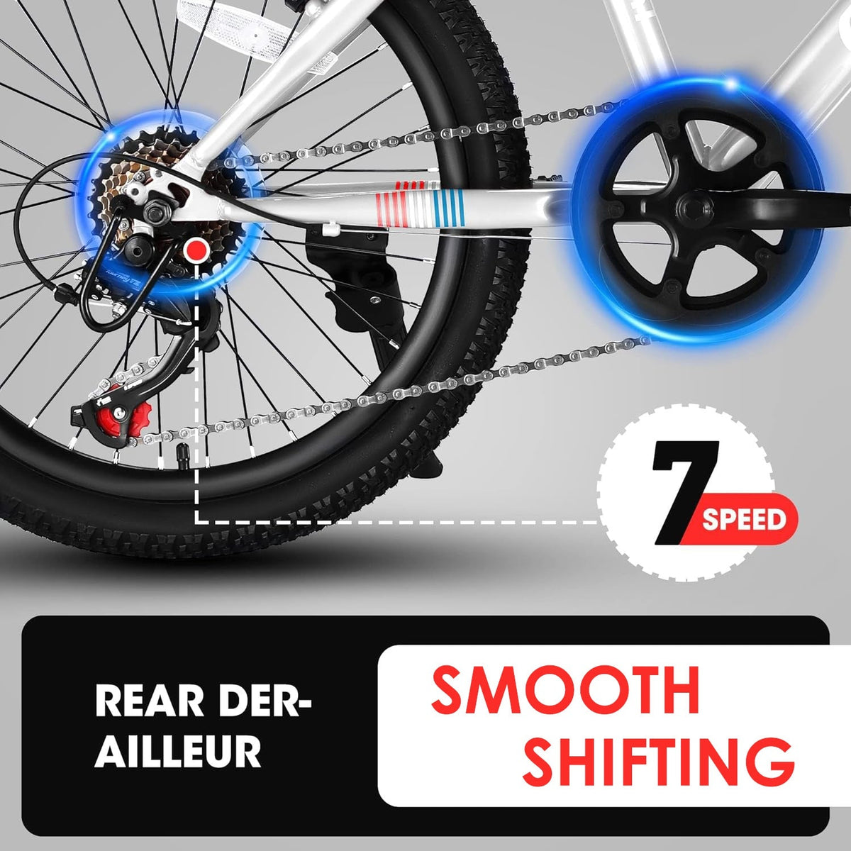 Trail Explorer 20-Inch Mountain Bike — 7-Speed