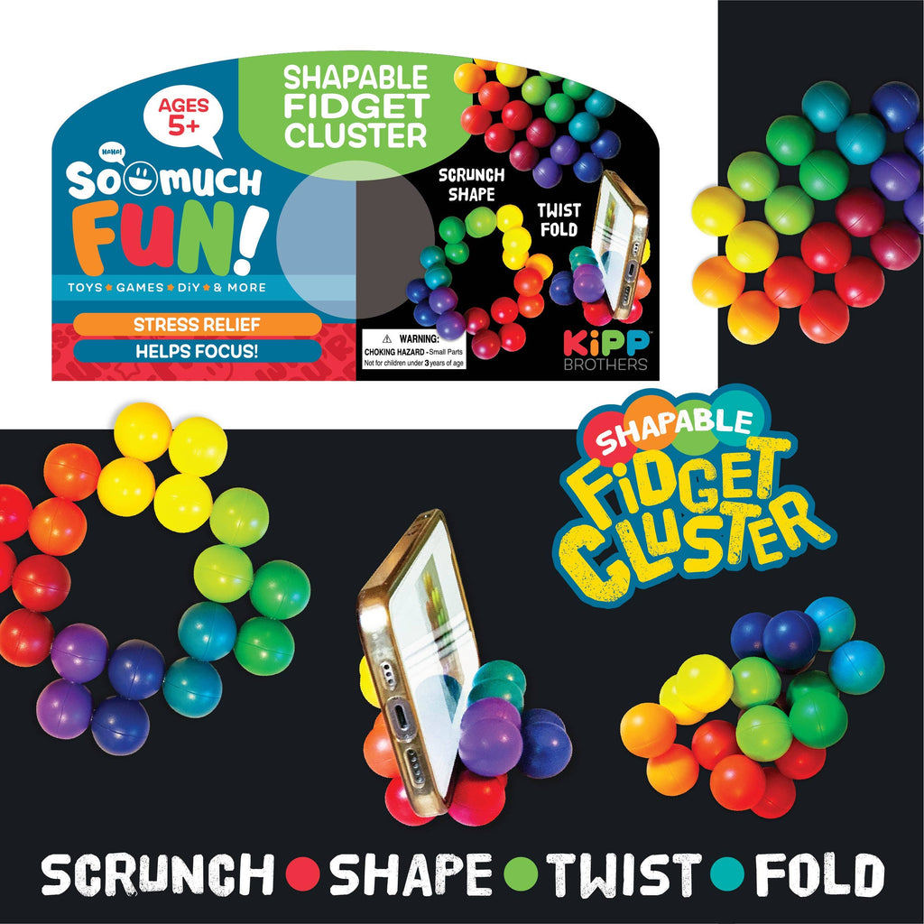 20-Ball Shape-Shifting Fidget Cluster Toy - product photo