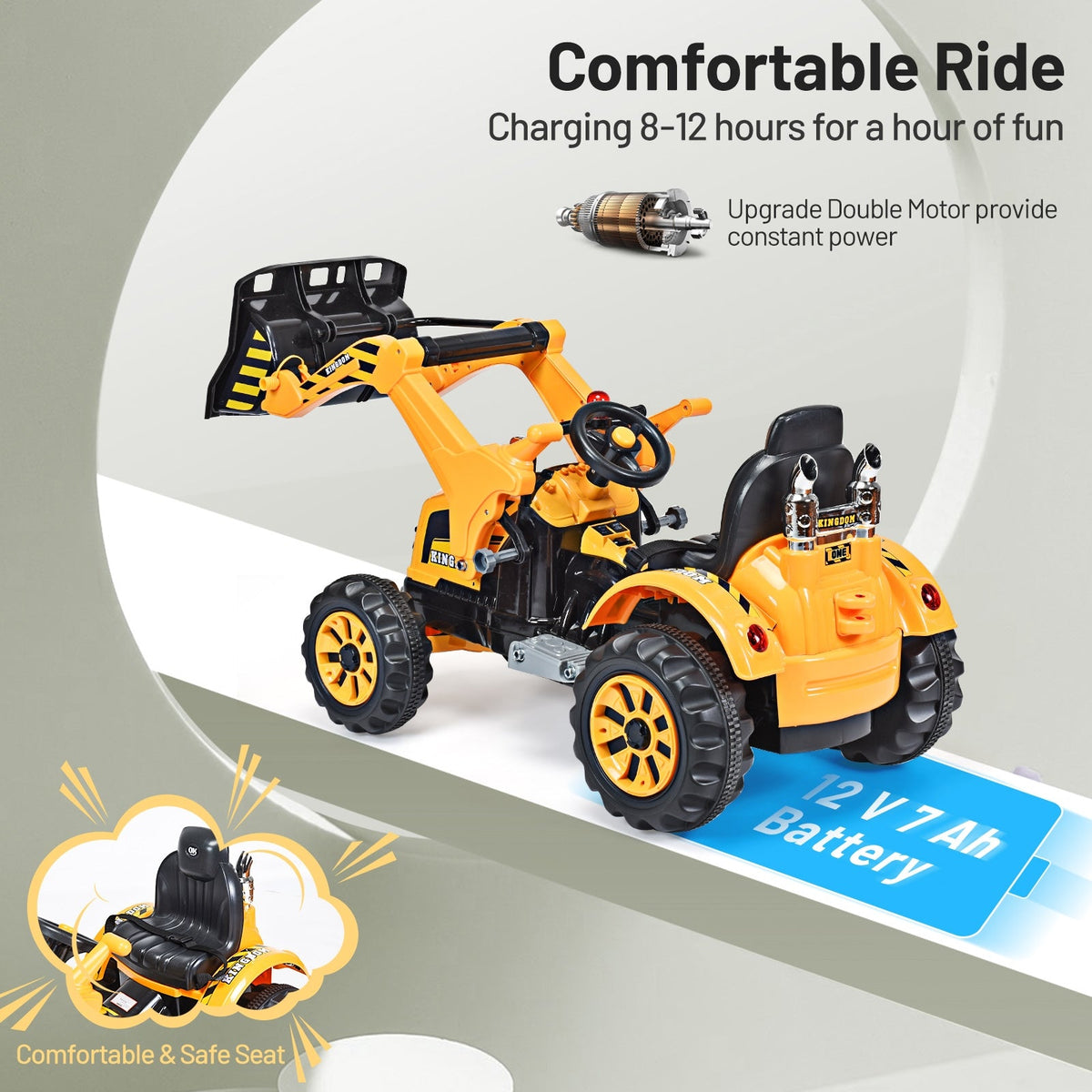 12V Kids Ride-On Dumper Truck