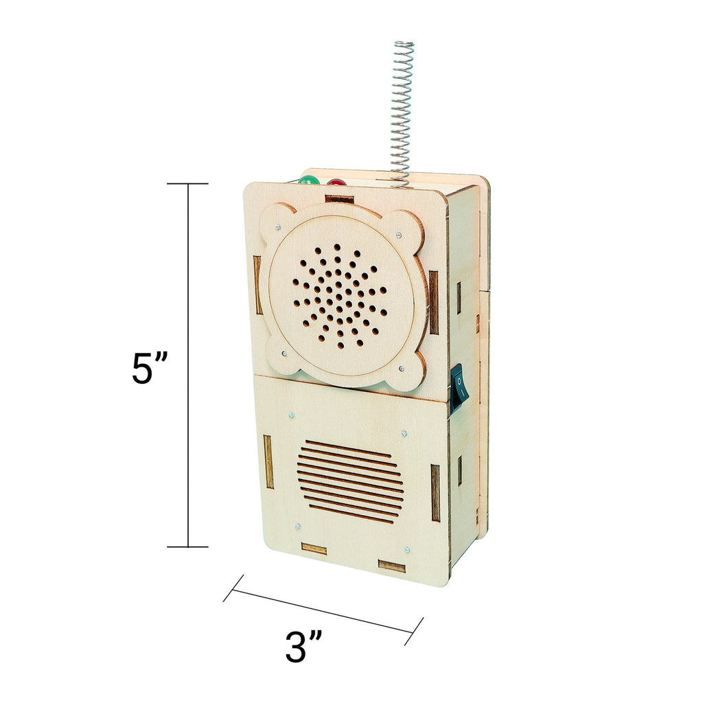 Build & Learn Walkie Talkie STEM Kit (Set of 2) by Kitsville, image 6 of 6