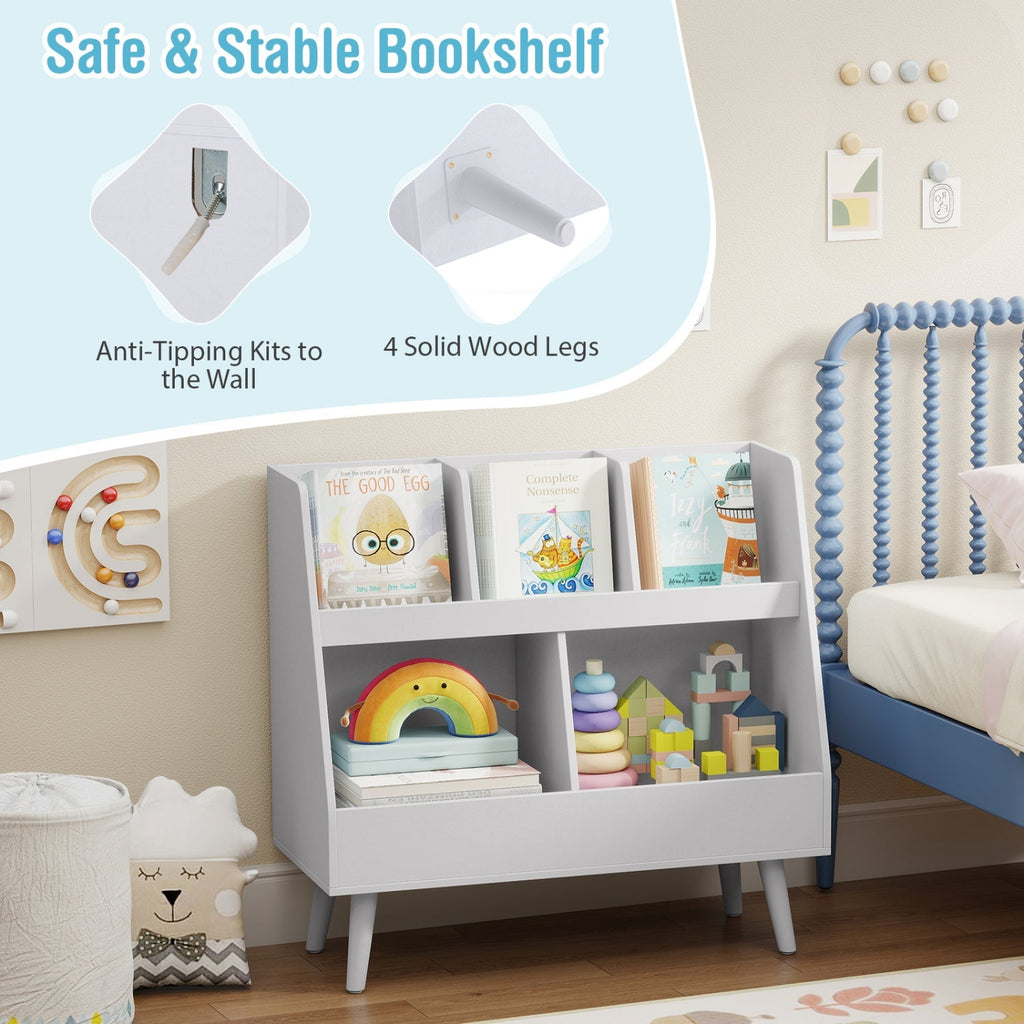 Storytime Five-Cube Bookshelf & Toy Organizer