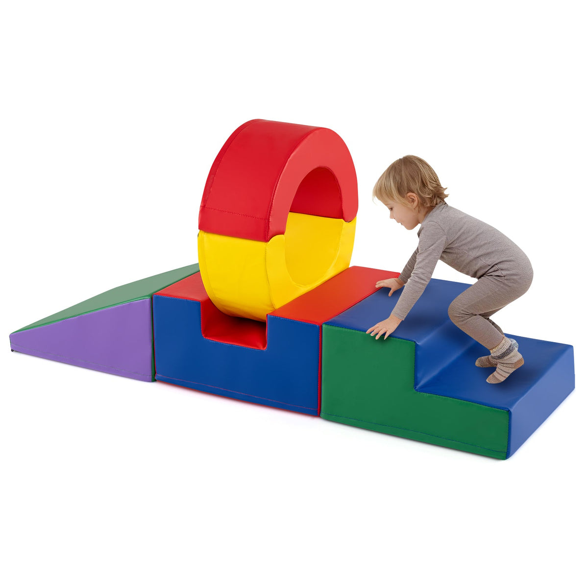 Rainbow Tumble Foam Climbing Set — 5 Pieces
