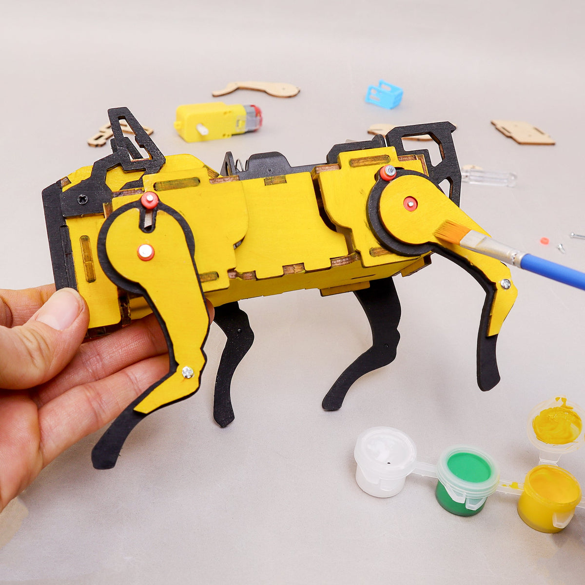 Robot Dog STEM Kit – Sound Activated DIY Toy by Kitsville, image 6 of 9