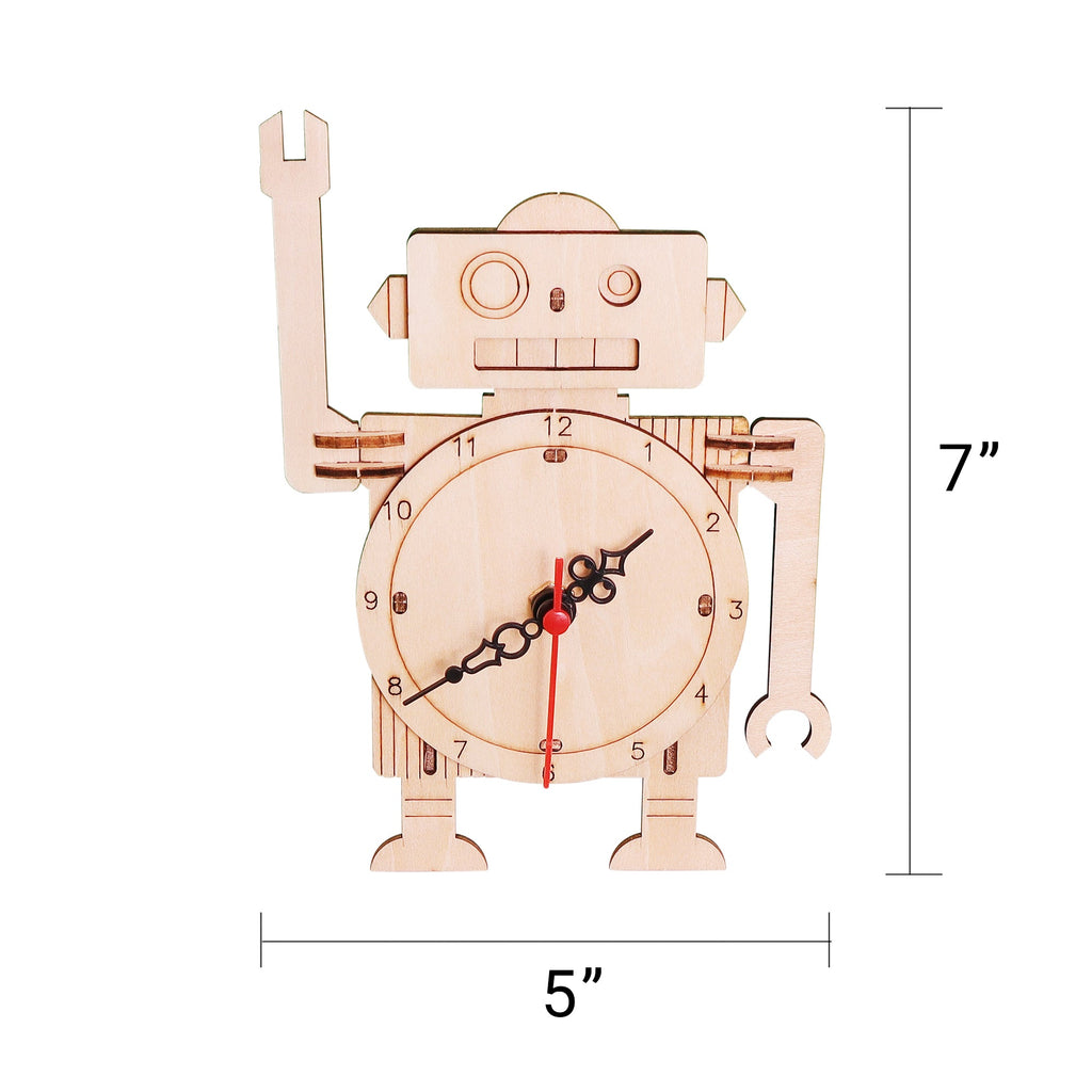 Robot Clock DIY STEM Kit by Kitsville, image 3 of 7