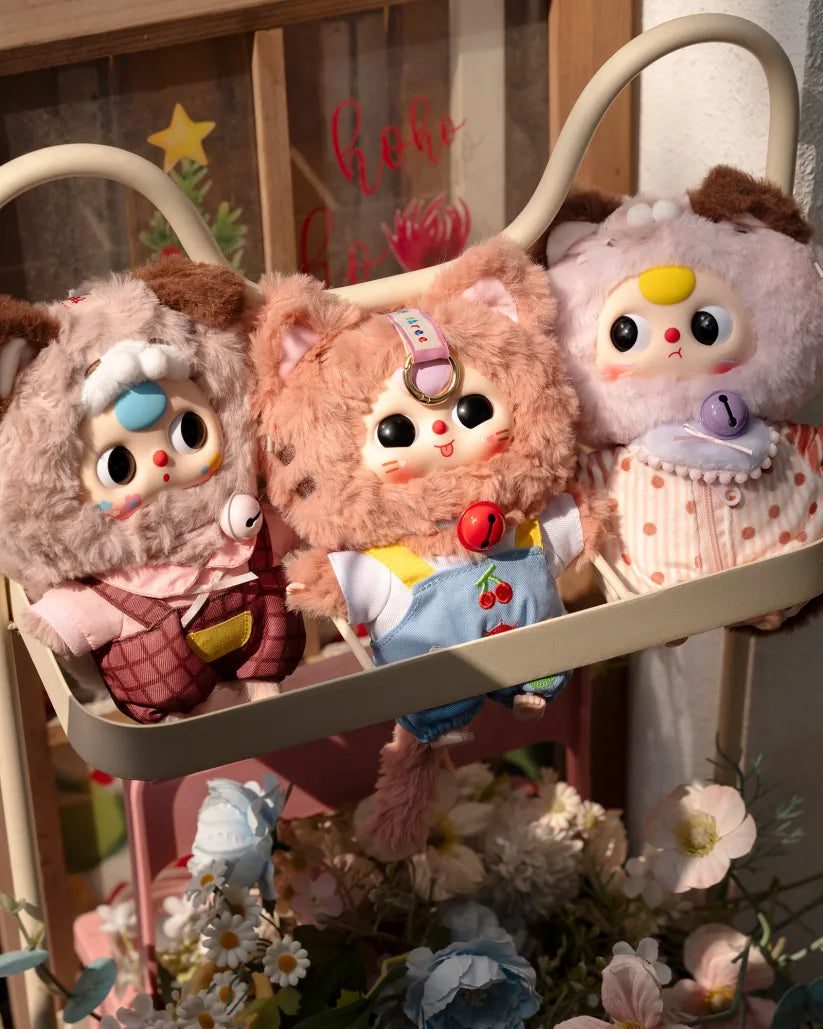 Baby Three Kitten Wardrobe Plush Series Blind Box