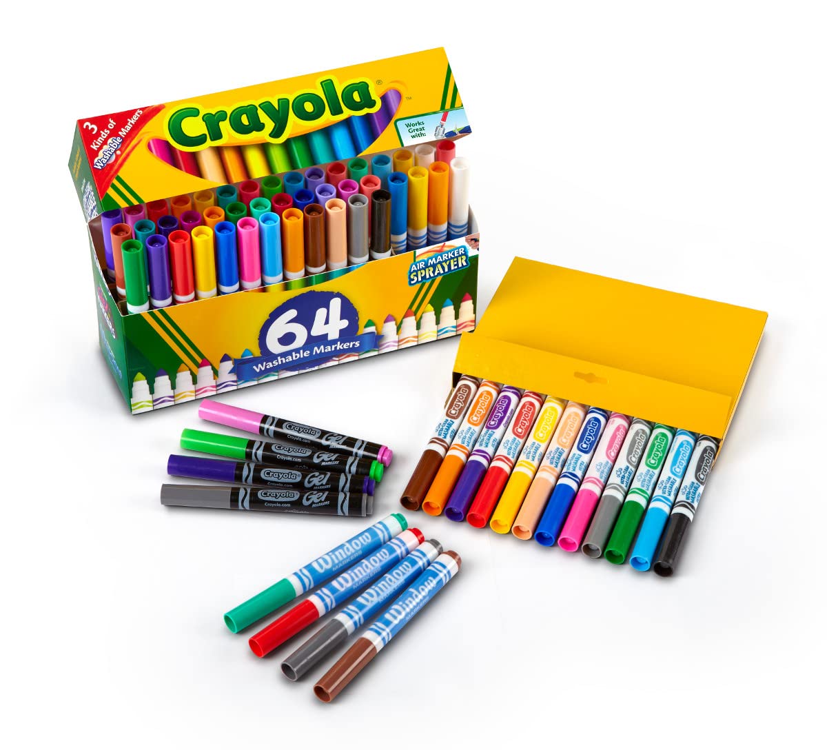 Crayola Double Doodlers 64-Count Washable Marker Set