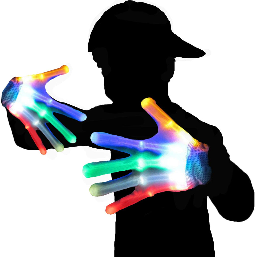 Kids' LED Light-Up Finger Gloves