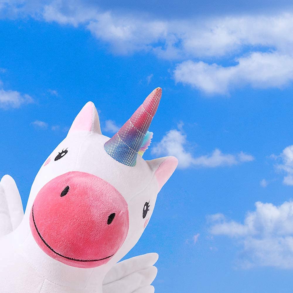 Inflatable Unicorn Hopper Ride-On Toy for Kids