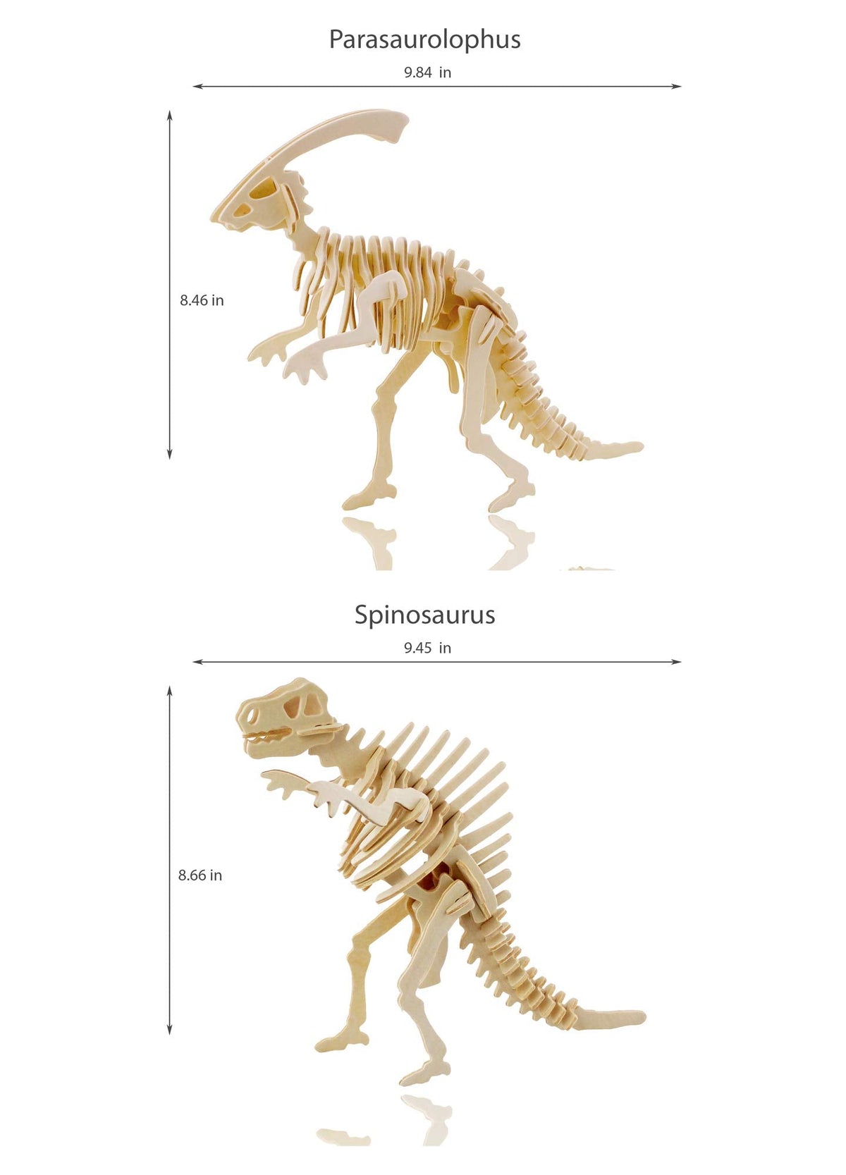 3D Wooden Dinosaurs Bundle Pack Puzzle