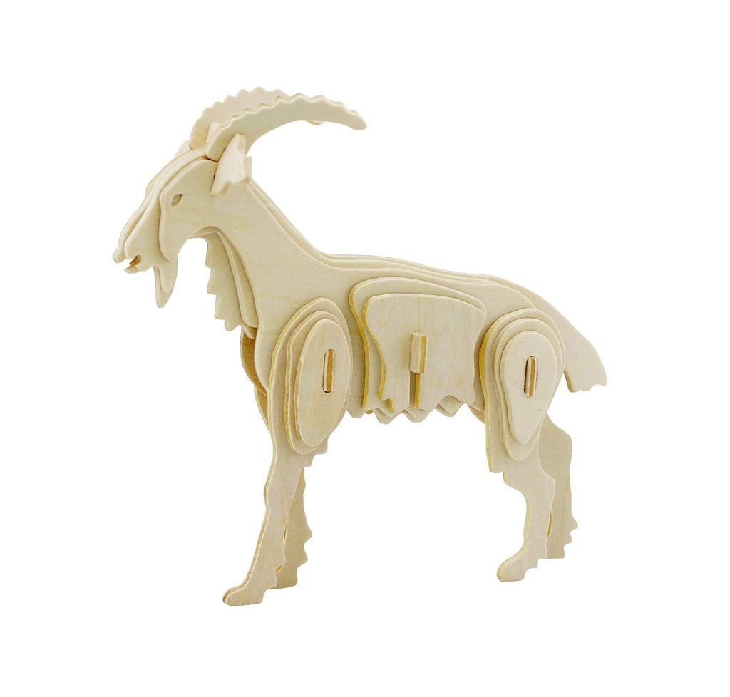 Wooden Farm Animals 3D Puzzle - 8 Pack