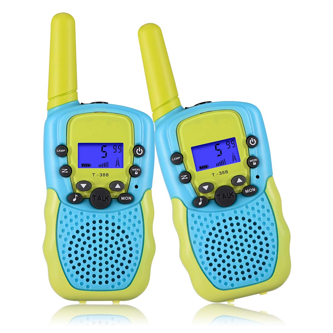 Kids Walkie Talkies for Camping, 22 Channels, 3-Mile Range