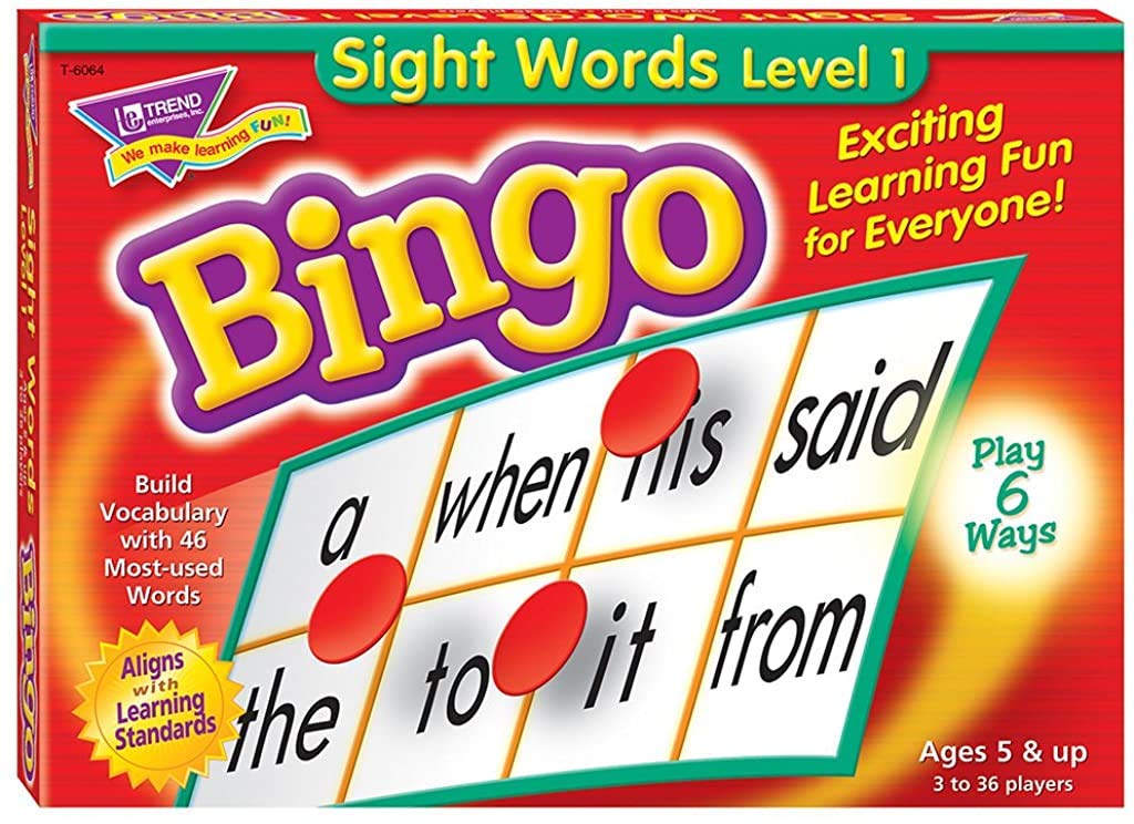 Sight Words Bingo
