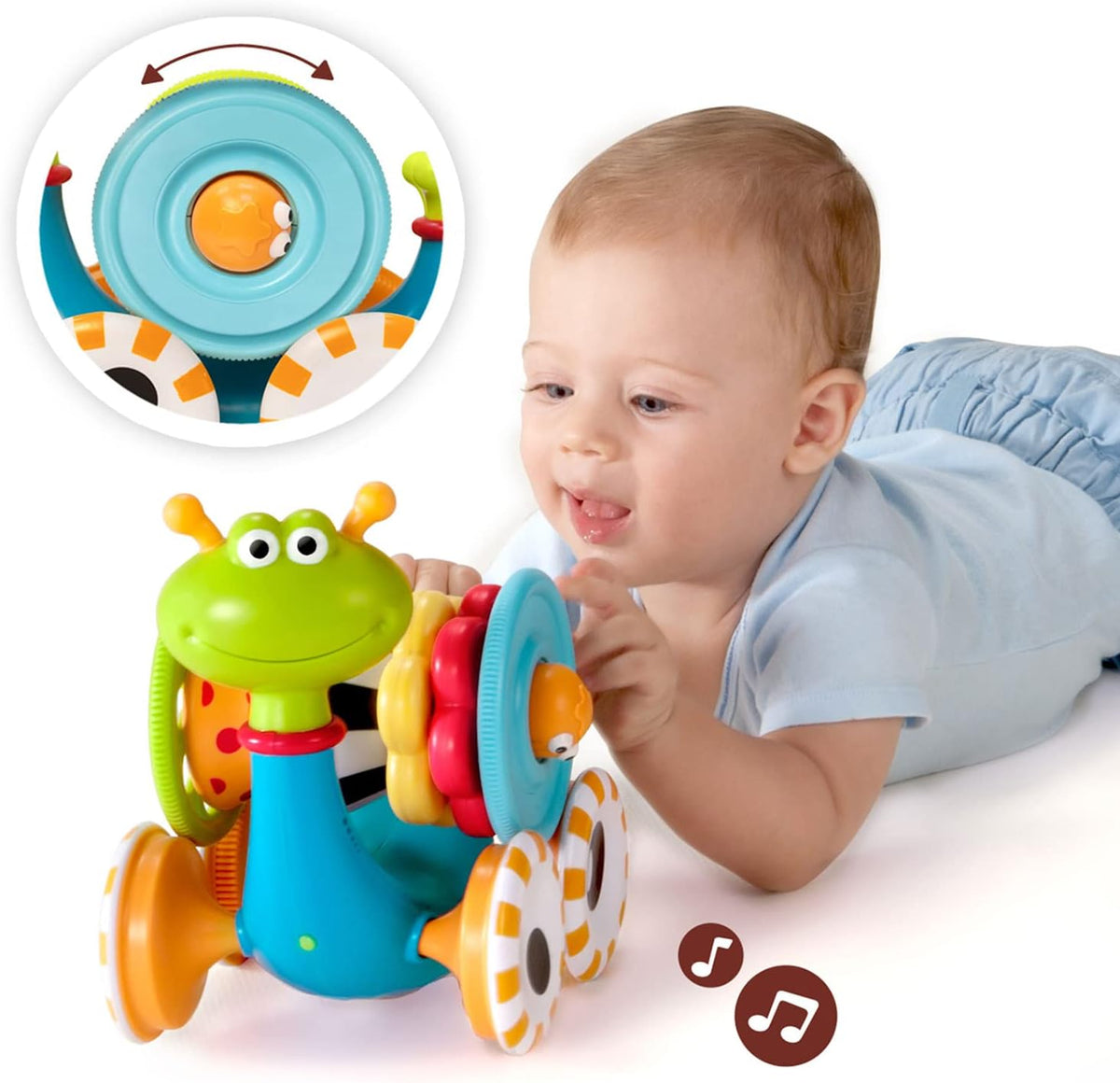 Baby's Musical Crawl & Go Snail