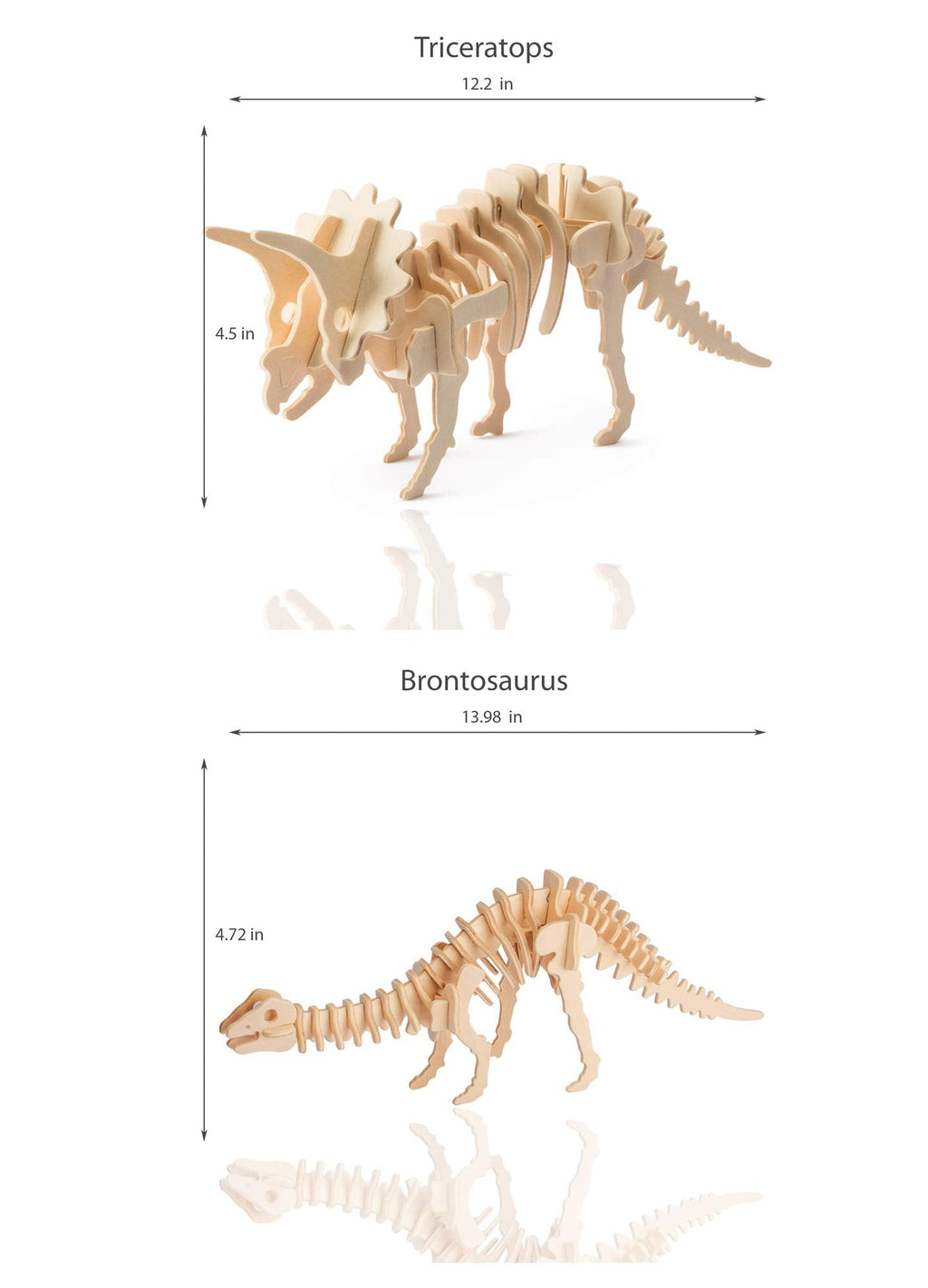 3D Wooden Dinosaurs Bundle Pack Puzzle