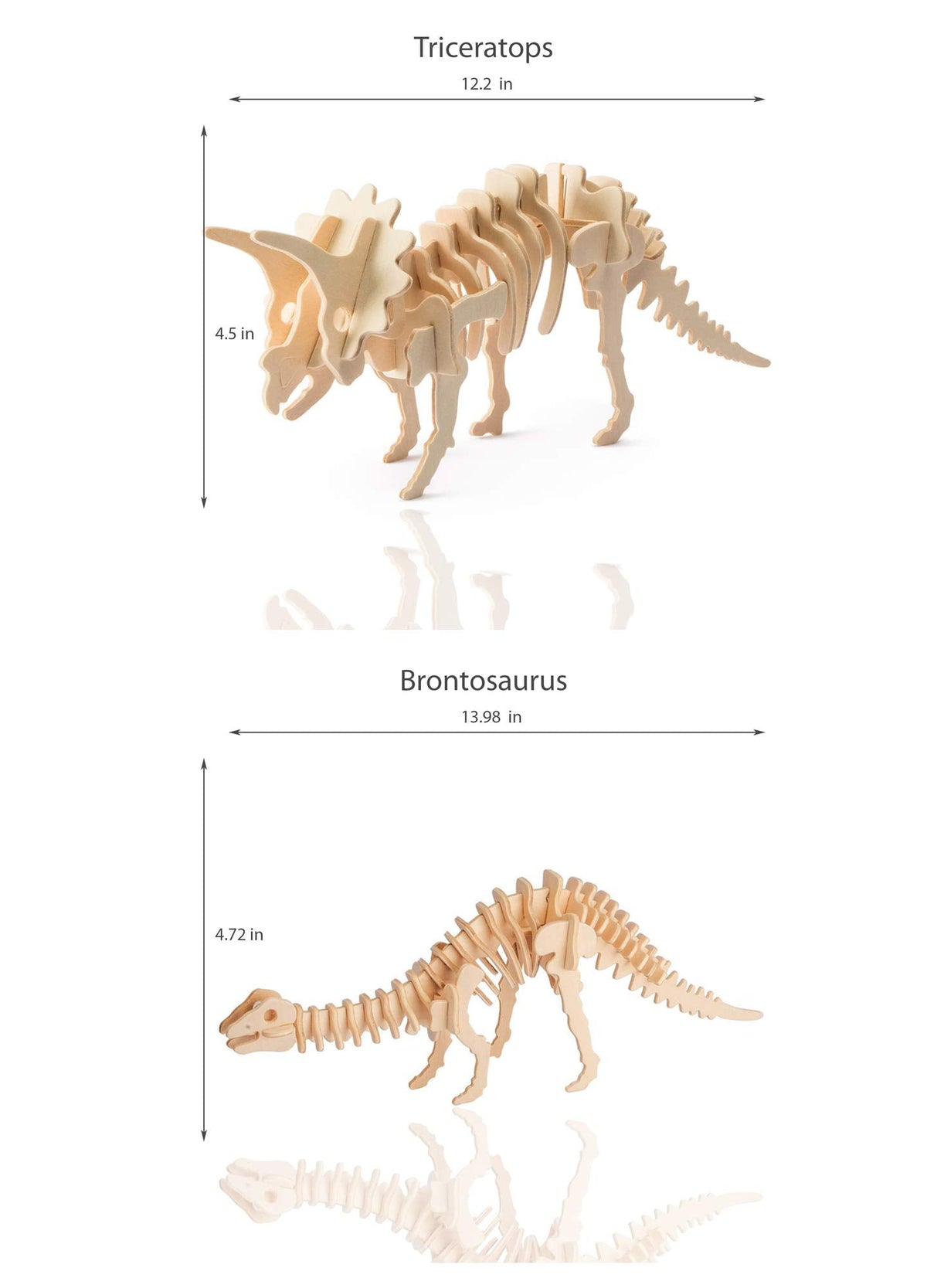 3D Wooden Dinosaurs Bundle Pack Puzzle