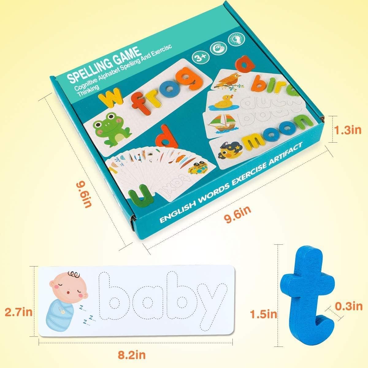 Wooden See & Spell Alphabet Matching Game