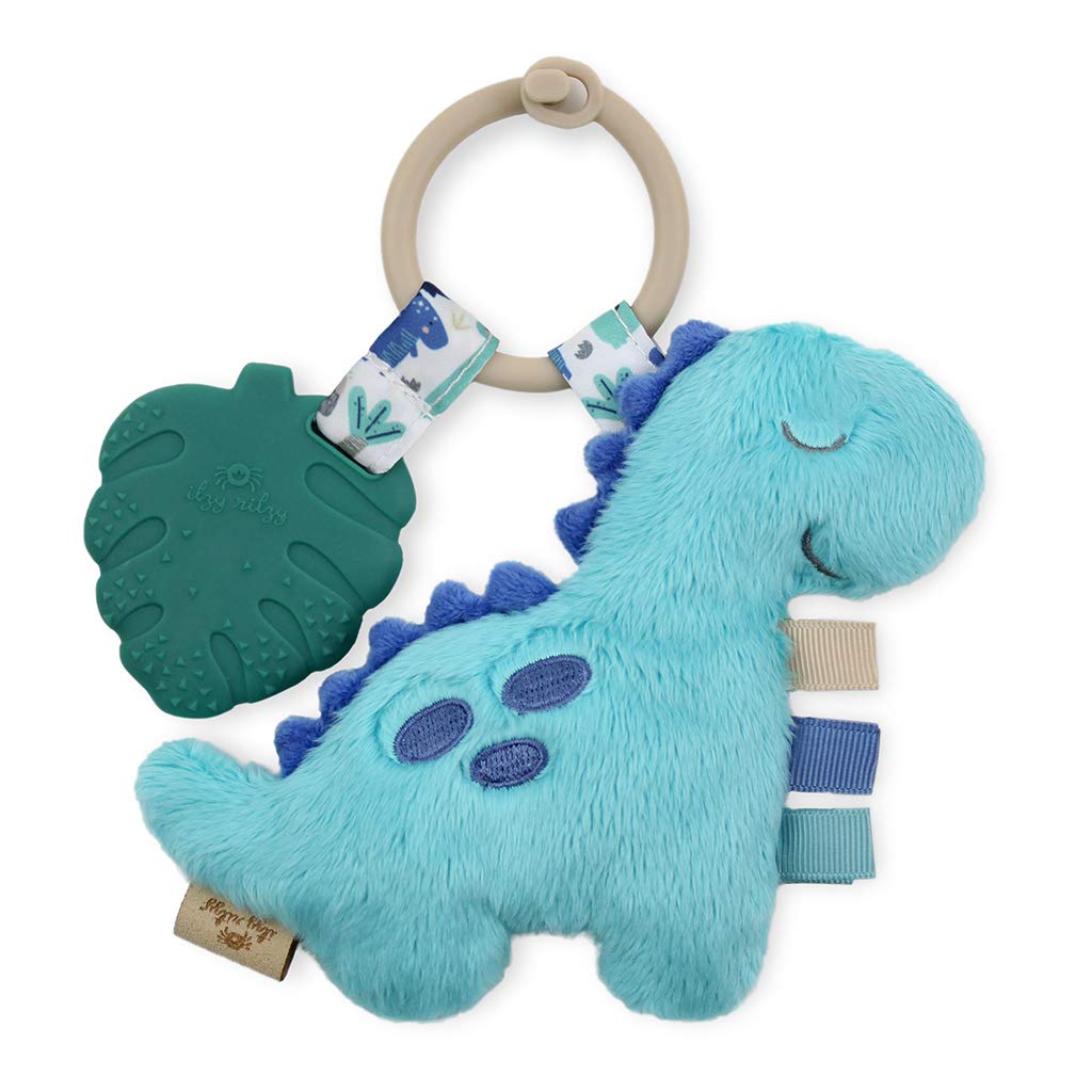 Baby Teether with Crinkle Sound & Ribbons, Great Gift For Newborn