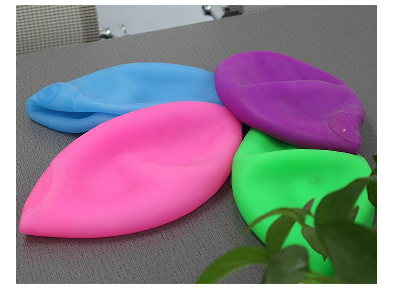 giant air filled bubble play ball arranged for display