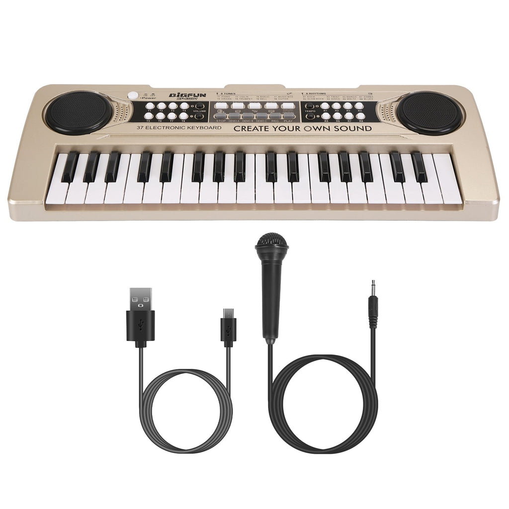 Tiny Tunes 37-Key Keyboard with Microphone