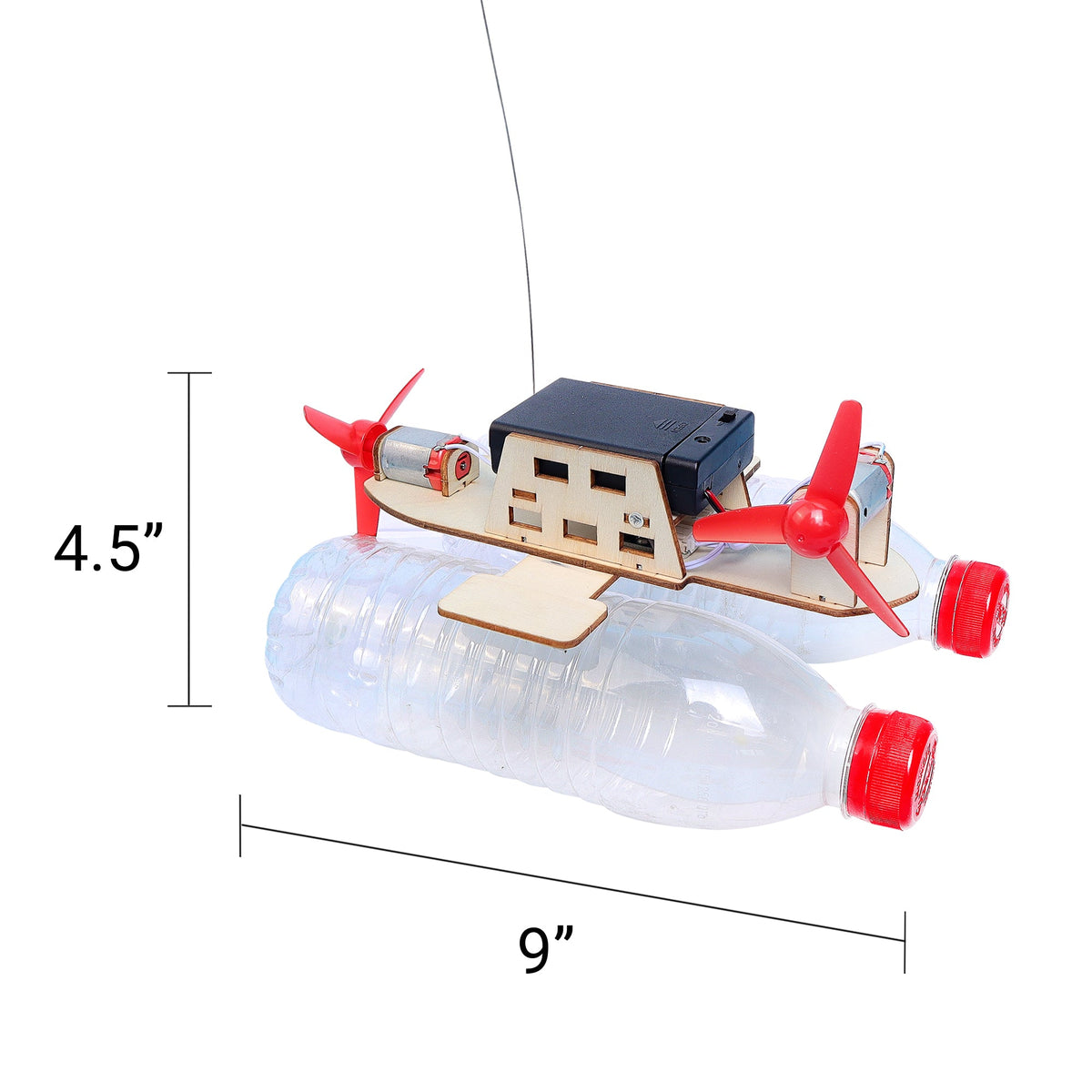 RC Propeller Boat DIY STEM Kit by Kitsville, image 3 of 8
