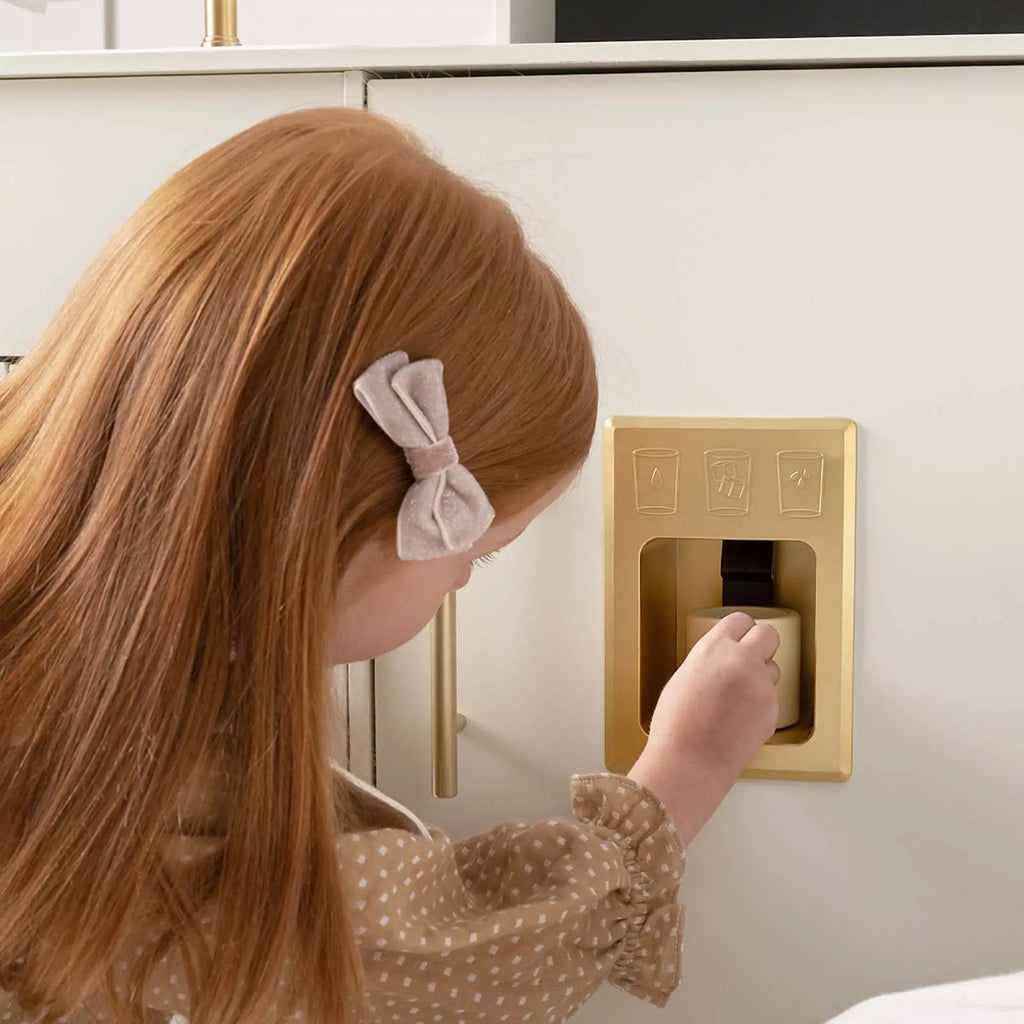 Tiny Land Play Kitchen with Running Water - Iconic Aqua Kitchen in Cream — product image 8 of 12