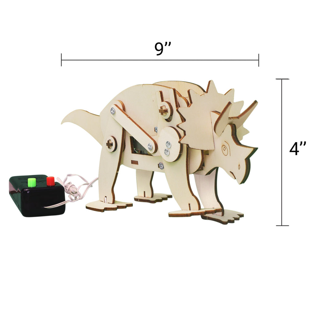 Dinosaur Robot Triceratops DIY STEM Kit by Kitsville, image 3 of 7