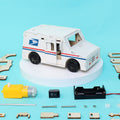 Delivery Truck STEM Kit – Build, Paint & Power a Moving Mail Truck by Kitsville, image 1 of 9