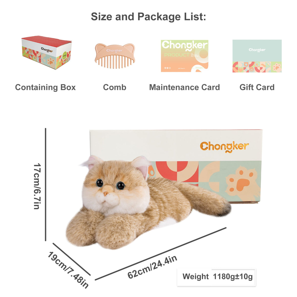 Golden British Shorthair Cat Plush by Chongker, image 2 of 12
